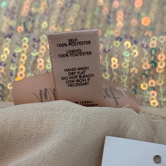 Sequin Embellished Crop Shirt - Blush - Picture 16 of 16